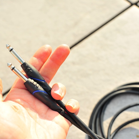 1-2pcs 1/4 in Guitar Music Audio Cable Jack Coiled Or Straight Black - Picture 10 of 12